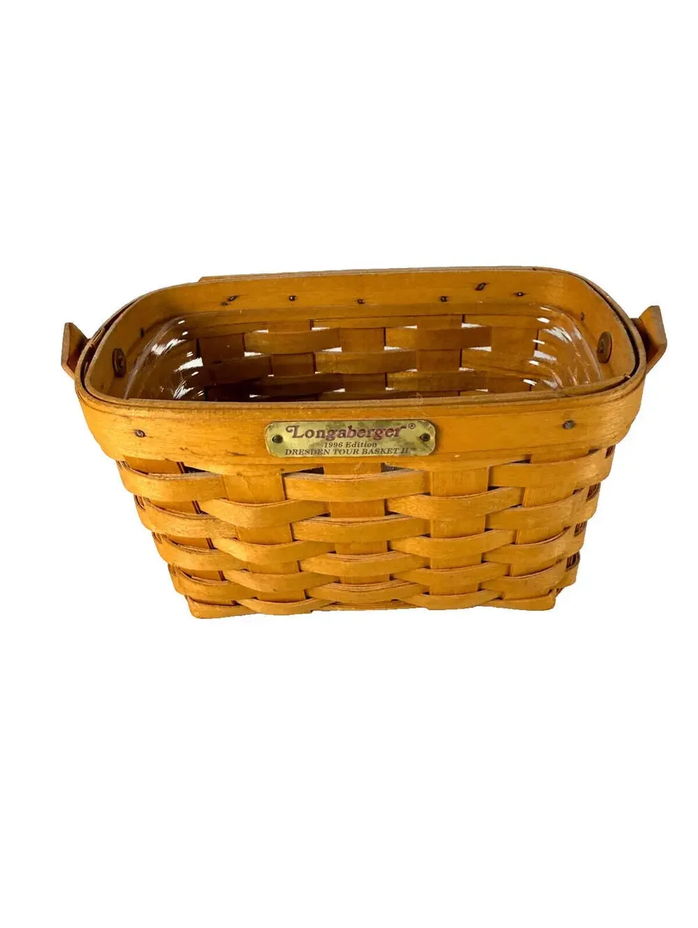 1996 Longaberger Dresden Tour Basket II w/Protector 15814 7